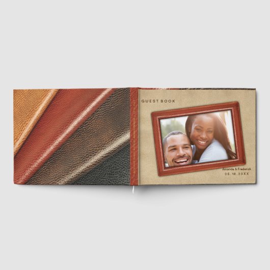 De 3D Leather Academia Decor & Kaarten Gastenboek (Volledig)