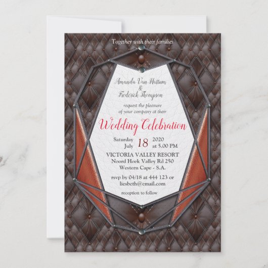 De 3D Leather Academia Kaart (Voorkant)