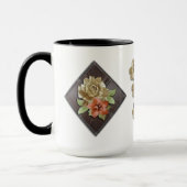 De 3D-lederen Academia-decoratie Mok (Links)
