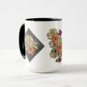 De 3D-lederen Academia-decoratie Mok (Voorkant links)