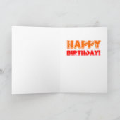 De 3e verjaardag van Happy Boy Kaart (Binnen)