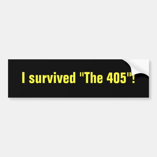 DE 405-bumpersticker Bumpersticker (Voorkant)
