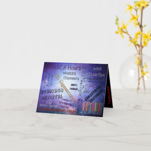 De 40e leeftijd is slechts een getal dat op de geb kaart (Gele Bloem)