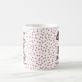 De 40e verjaardag van Mr Always Right Ruby Hearts Koffiemok (Center)