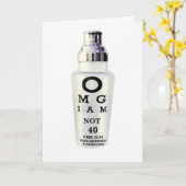 de 40ste Kaart van de Verjaardag (Gele Bloem)