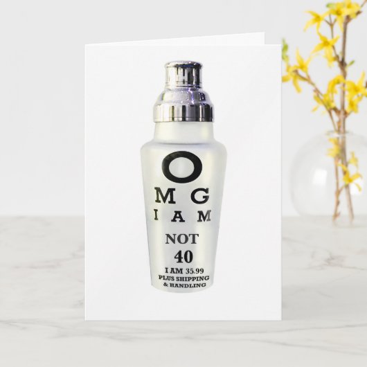 de 40ste Kaart van de Verjaardag (Gele Bloem)