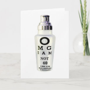 de 40ste Kaart van de Verjaardag