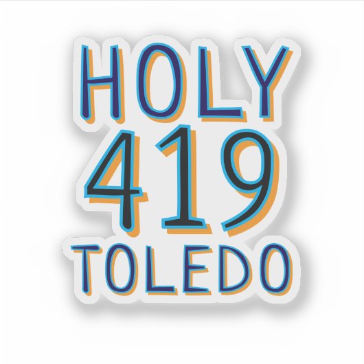 De 419 - Heilige Toledo Sticker (Voorkant)