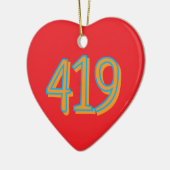 De 419 - Toledo, Ohio Keramisch Ornament (Links)