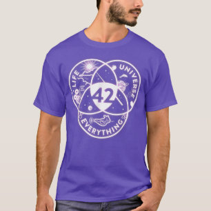 De 42 antwoorden op het leven Het universum en all T-shirt