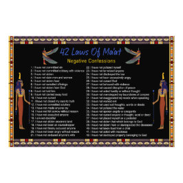 de 42 wetten van de maat - negatieve congressen foto afdruk