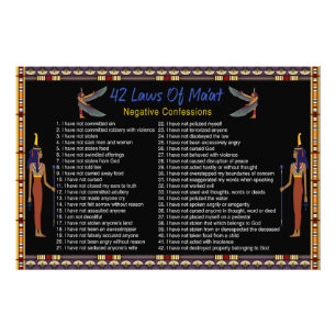 de 42 wetten van de maat - negatieve congressen foto afdruk