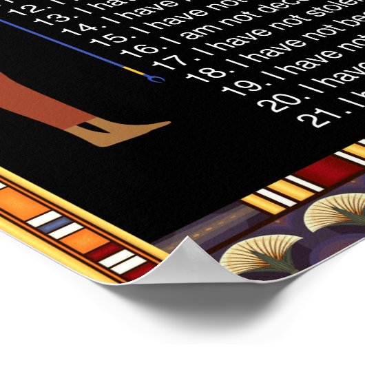 de 42 wetten van de maat - negatieve congressen poster (Hoek)