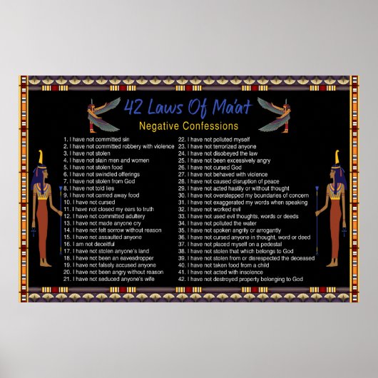 de 42 wetten van de maat - negatieve congressen poster (Voorkant)