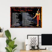 de 42 wetten van het Poster van de maat - negatiev (Thuiskantoor)