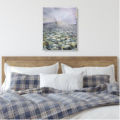 De 42e piek canvas afdruk (Insitu (Slaapkamer))