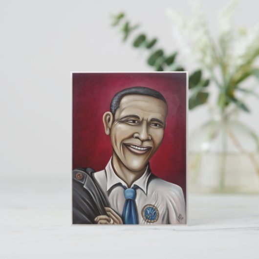 de 44ste (Barack Obama) Briefkaart (Staand voorkant)