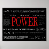 De 48 stroomwetten poster (Voorkant)