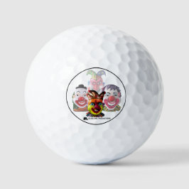 DE 4 CLOWNS GOLFBALLEN
