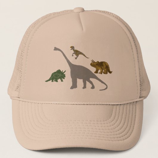 De 4 dinos trucker pet (Voorkant)