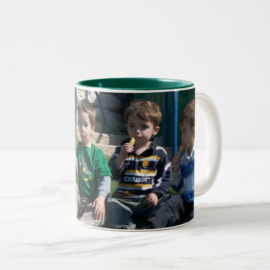 De 4 IcePops Tweekleurige Koffiemok (Voorkant rechts)