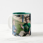 De 4 IcePops Tweekleurige Koffiemok (Voorkant links)