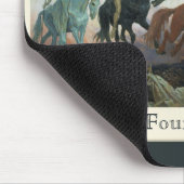 De 4-paarden van de Apocalyps Muismat (Hoek)