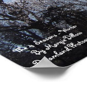 De 4 seizoenen - Poster van de winter (Hoek)