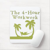 De 4-uurs werkweek-mousepad muismat (Met muis)