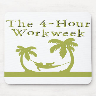 De 4-uurs werkweek-mousepad muismat