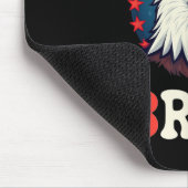 De 4e juli Bruh Bald Eagle Patriottische Amerikaan Muismat (Hoek)