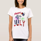 De 4e juli, Dag van de Onafhankelijkheid T-shirt (Voorkant)