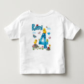 DE 4E VERJAARDAG VAN REMI KINDER SHIRTS (Achterkant)