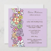 de 50ste Lente van de Partij van de Verjaardag Kaart (Achterkant)