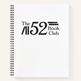 De 52 Book Club-laptop Notitieboek