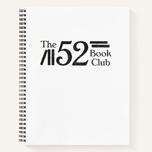De 52 Book Club-laptop Notitieboek (Voorkant)