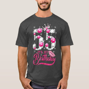 De 55e verjaardag van mijn koningin van 55 jaar ou t-shirt