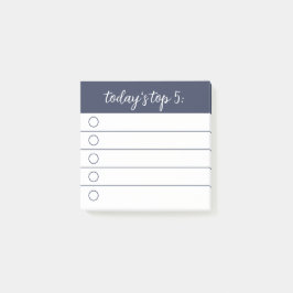 De 5 belangrijkste prioriteiten van vandaag post-it® notes