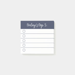 De 5 belangrijkste prioriteiten van vandaag post-it® notes