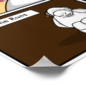 De 5 fasen van de inname van cafeïne poster (Hoek)