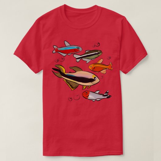 De 5 Tetras T-shirt (Design voorkant)