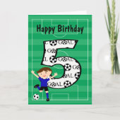 de 5de Kaart van het Doel van het Voetbal van de (Voorkant)