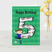 de 5de Kaart van het Doel van het Voetbal van de (Gele Bloem)