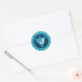 De 5e chakra yoga Sticker (Envelop)