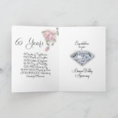 de 60ste Kaart van het Jubileum van het Huwelijk (Binnen)