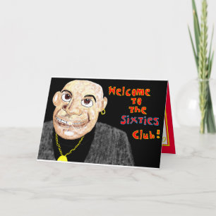 de 60TH KAART van de VERJAARDAG