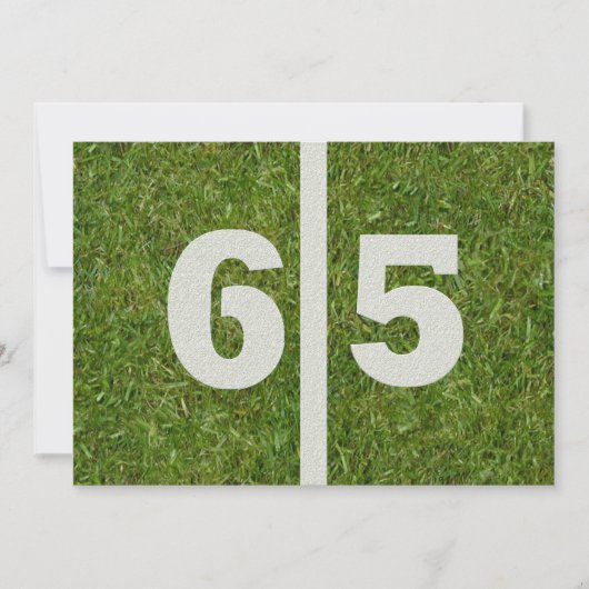 de 65ste Partij van de Verjaardag van de Werf! Kaart (Voorkant)