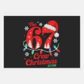 De 67 Kerst Crew Editie Zes Zeven Brainrot Inpakpapier Vel (Voorkant 3)