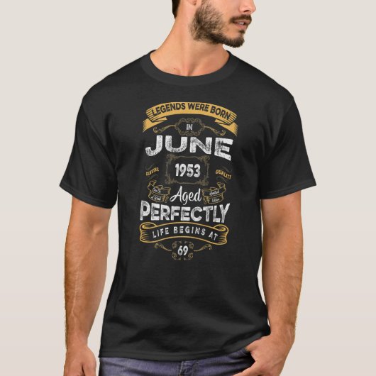 De 69e verjaardag van de legers werd in juni 1953 t-shirt (Voorkant)