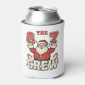 De 6 7 Crew Grappige Kerstman Kerst Meme  Blikjeskoeler (Blikje Voorkant)